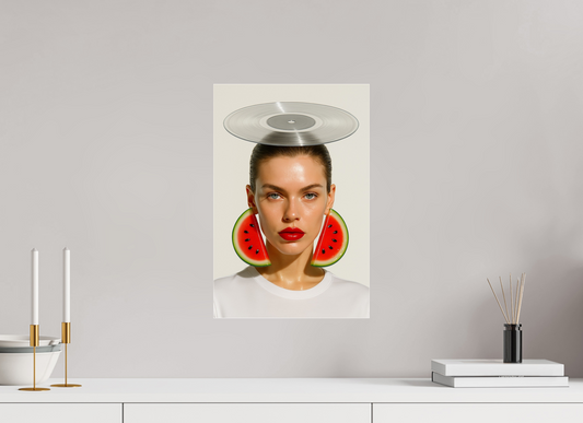 30 x 45 cm, Photo Print Under Acrylic Glass Melon Drop