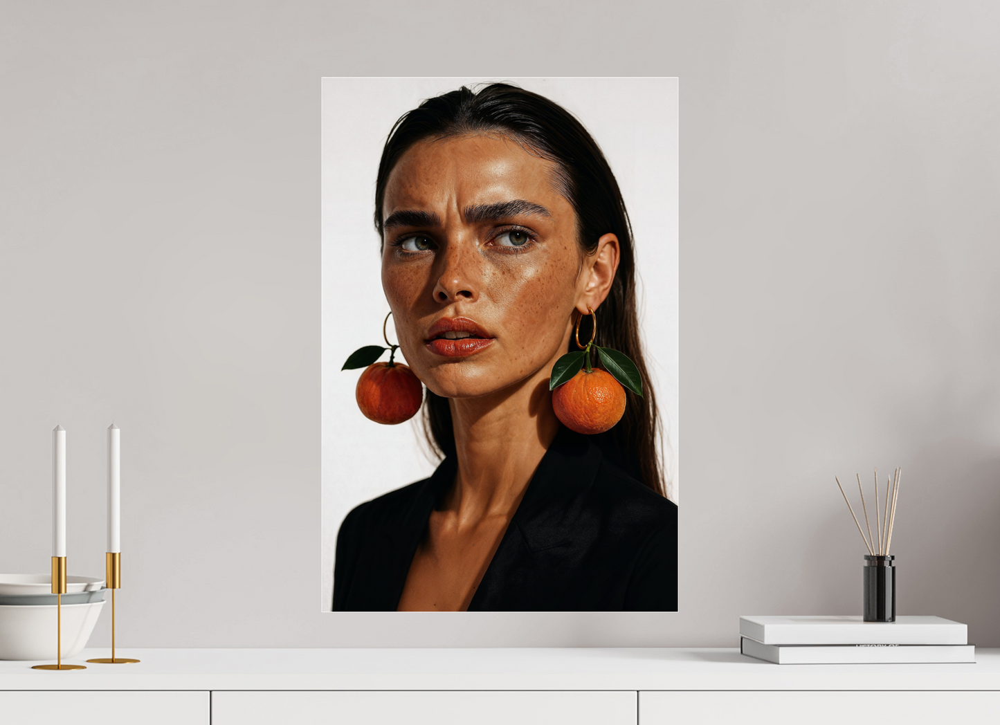 40 x 60 cm, Photo Print Under Acrylic Glass Mandarina