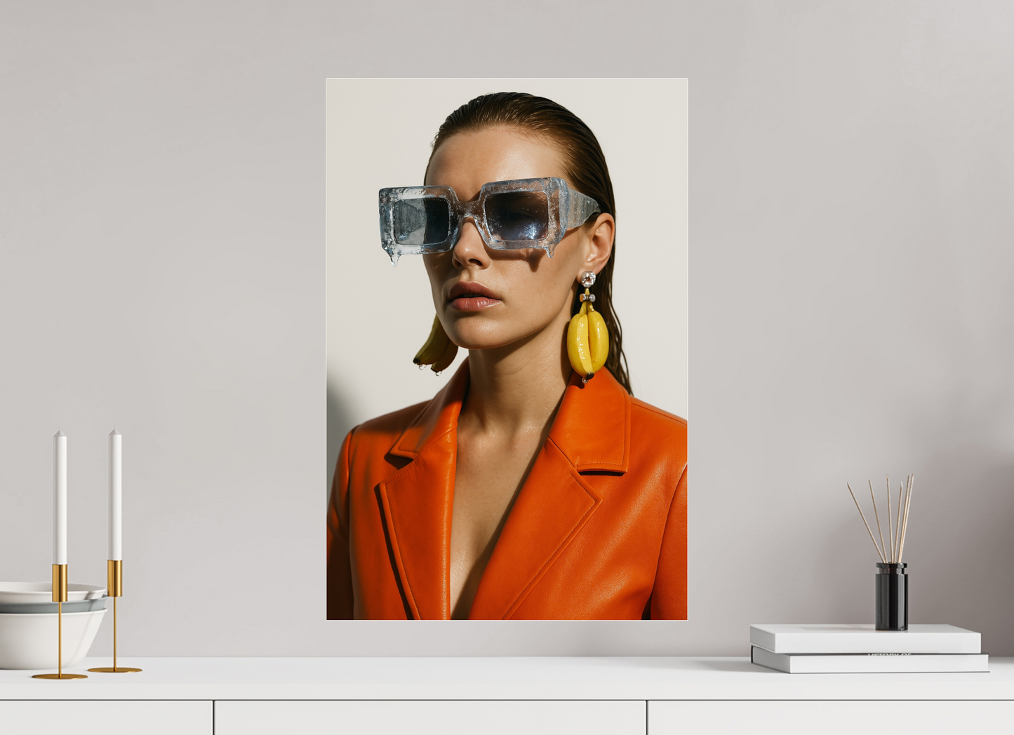 40 x 60 cm, Photo Print Under Acrylic Glass Ice Block Shades