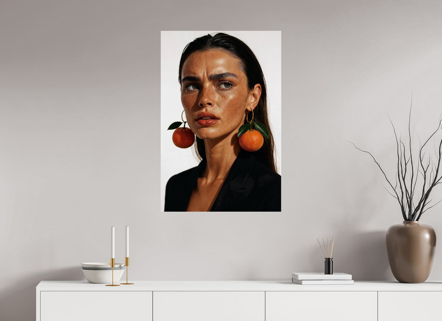 60 x 90 cm, Photo Print Under Acrylic Glass Mandarina
