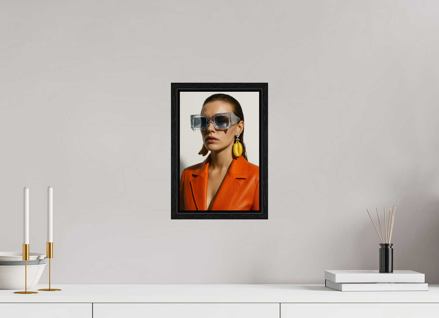 20 x 30 cm, Floater Frame Ice Block Shades